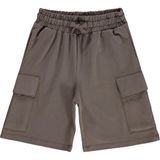 Civil Boys Civil Kargo Cepli Kahverengi Kapri 10-13 Yaş Erkek Çocuk İçin Standart Fit Düz Desenli - Koyu Kahve - 13 - 14 Yaş
