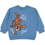 Civil Boys Civil Sweatshirt Lets Dance Baskılı Indigo Renk Erkek Çocuk 2-5 Yaş Uzun Kollu Oversize - İndigo - 2 - 3 Yaş