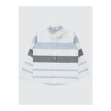 Civil Boys Çizgili Erkek Çocuk Gömlek, Mavi, 9-10 Yaş