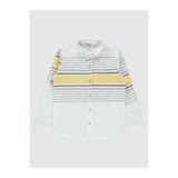 Civil Boys Çizgili Erkek Çocuk Gömlek, Sarı, 9-10 Yaş