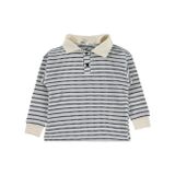Civil Boys Çizgili Polo Yaka 2-5 Yaş Sweatshirt - Lacivert