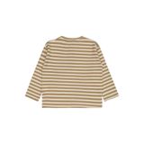 Civil Boys Çizgili Sahte Patlı 6-9 Yaş Sweatshirt - Kahverengi9-10 Yaş