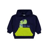 Civil Boys Dino Baskılı 2-5 Yaş Lacivert Sweatshirt
