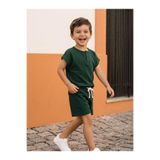 Civil Boys Dokulu Erkek Çocuk Takım, 5-6 Yaş, Çam Yeşili