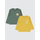 Civil Boys Erkek Çocuk 2'li Sweatshirt 5-13 Yaş Sarı - 13 - 14 Yaş