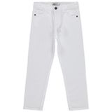 Civil Boys Erkek Çocuk 5 Cep Basic 10-13 Yaş Pantolon - Beyaz