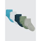 Civil Boys Erkek Çocuk 5'li Patik Çorap 2-12 Yaş Açık Mavi - 6 - 7 Yaş