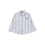 Civil Boys Erkek Çocuk Çift Çizgili Gömlek, 4-5 Yaş, Mavi