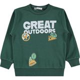 Civil Boys Erkek Çocuk Great Baskılı 2-5 Yaş Sweatshirt - Yeşil - Çam Yeşili - 2 - 3 Yaş