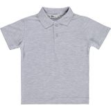 Civil Boys Erkek Çocuk Palmiye Nakışlı Polo Yaka 2-5 Yaş Tişört - Gri - Açık Gri - 4 - 5 Yaş