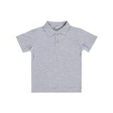 Civil Boys Erkek Çocuk Palmiye Nakışlı Polo Yaka 2-5 Yaş Tişört - Gri