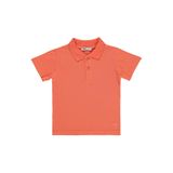 Civil Boys Erkek Çocuk Palmiye Nakışlı Polo Yaka 2-5 Yaş Tişört - Pembe 3-4 Yaş