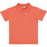 Civil Boys Erkek Çocuk Palmiye Nakışlı Polo Yaka 2-5 Yaş Tişört - Pembe - Yavruağzı - 4 - 5 Yaş