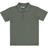 Civil Boys Erkek Çocuk Palmiye Nakışlı Polo Yaka 6-9 Yaş Tişört - Haki - 9 - 10 Yaş