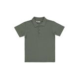 Civil Boys Erkek Çocuk Palmiye Nakışlı Polo Yaka 6-9 Yaş Tişört - Haki