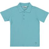 Civil Boys Erkek Çocuk Palmiye Nakışlı Polo Yaka 6-9 Yaş Tişört - Yeşil - Koyu Mint - 8 - 9 Yaş