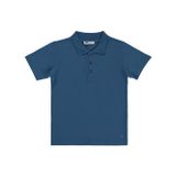 Civil Boys Erkek Çocuk Palmiye Nakışlı Polo Yaka 6-9 Yaş Tişört - Yeşil