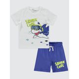 Civil Boys Erkek Çocuk Pijama Takımı 2-5 Yaş Beyaz
