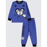 Civil Boys Erkek Çocuk Pijama Takımı 2-5 Yaş Saks Mavisi - 3 - 4 Yaş