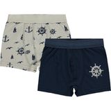 Civil Boys Erkek Çocuk Sailor 2-12 Yaş 2'li Boxer - Standart - 8 - 9 Yaş - Mat Beyaz