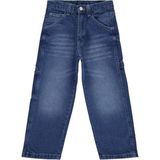Civil Boys Erkek Çocuk Yan Cepli Baggy Kalıp 6-9 Yaş Pantolon Kot - Mavi - 8 - 9 Yaş