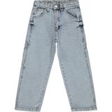 Civil Boys Erkek Çocuk Yan Cepli Baggy Kalıp 6-9 Yaş Pantolon Kot - Mavi - Buz Mavi - 6 - 7 Yaş