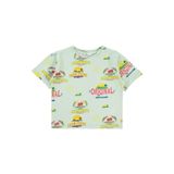 Civil Boys Farm Empirme Oversize 10-13 Yaş Tişört - Yeşil 10-11 Yaş