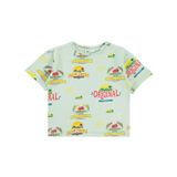 Civil Boys Farm Empirme Oversize 10-13 Yaş Tişört - Yeşil 12-13 Yaş