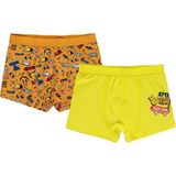 Civil Boys Funny 2-10 Yaş Erkek Çocuk 2'li Boxer - Standart - 4 - 5 Yaş - Mat Beyaz