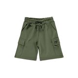 Civil Boys Graffiti Nakışlı Erkek Çocuk Kapri, Haki, 9-10 Yaş