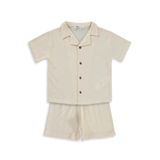 Civil Boys İstiridye Desenli Erkek Çocuk Takım, 4-5 Yaş, Kahverengi
