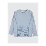 Civil Boys Kamuflaj Desen Baskılı 6-9 Yaş Sweatshirt - Gri 8-9 Yaş