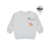 Civil Boys Karyoka Dikişli 2-5 Yaş Gri Sweatshirt