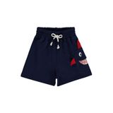 Civil Boys Köpekbalığı Nakışlı Erkek Çocuk Şort, Lacivert, 2-3 Yaş