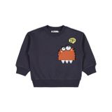 Civil Boys Monster Basklı 2-5 Yaş Gri Sweatshirt