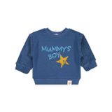 Civil Boys Mummys Boy Baskılı 2-5 Yaş Mavi Sweatshirt