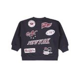 Civil Boys New York Baskılı 2-5 Yaş Gri Sweatshirt