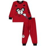 Civil Boys Panda Baskılı 2-5 Yaş Pijama Takımı - Kırmızı2-3 Yaş