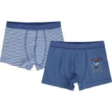 Civil Boys Shark 2-10 Yaş Erkek Çocuk 2'li Boxer - Standart - 8 - 9 Yaş - Mat Beyaz
