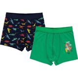 Civil Boys Trex 2-10 Yaş Erkek Çocuk 2'li Boxer - Standart - 10 - 11 Yaş - Mat Beyaz
