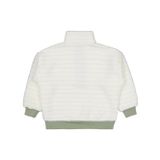 Civil Boys Yakası Patlı Çizgili 6-9 Yaş Sweatshirt - Yeşil 8-9 Yaş