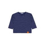 Civil Boys Yatay Çizgili 2-5 Yaş Sweatshirt - Lacivert 5-6 Yaş