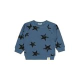 Civil Boys Yıldız Empirme Baskılı Sweatshirt, 2-3 Yaş, 19785301825W1-IND-2, İndigo, erkek-çocuk