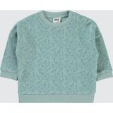 Civil Çiçek Baskılı 6-18 Ay Yeşil Bebek Sweatshirt