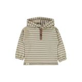 Civil Çizgili Patlı Kapşonlu Sweatshirt, 2-3 Yaş, 19785V99225S1, Taş Rengi, erkek-çocuk