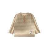 Civil Çizgili Sahte Patlı 6-9 Yaş Sweatshirt -, 8-9 Yaş, 19785760325W1, Kahve, erkek-çocuk