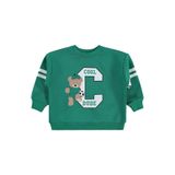 Civil Cool Dude Baskı/Nakışlı Erkek Çocuk Sweatshirt Yeşil, 3-4 Yaş, 19785B25225W1, Benetton, erkek-çocuk