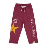 Civil Cool Star Baskılı Erkek Çocuk Eşofman Altı, 2-3 Yaş, 42785563025W1-BRD-2, Bordo, Erkek Çocuklar