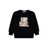 Civil Cou Race Baskılı Erkek Çocuk Sweatshirt, 3-4 Yaş, 1995248625W1, Siyah, erkek-çocuk