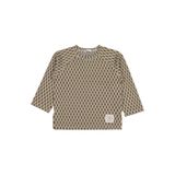 Civil Dama Desenli Erkek Çocuk Sweatshirt, 4-5 Yaş, 19785645325W1-HKI-4, Haki, erkek-çocuk
